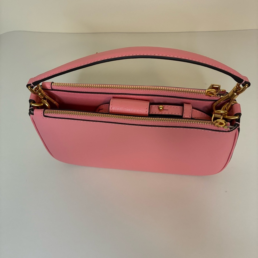 Kate Spade Small Coral Pink Shoulder Bag - Picture 3 of 11